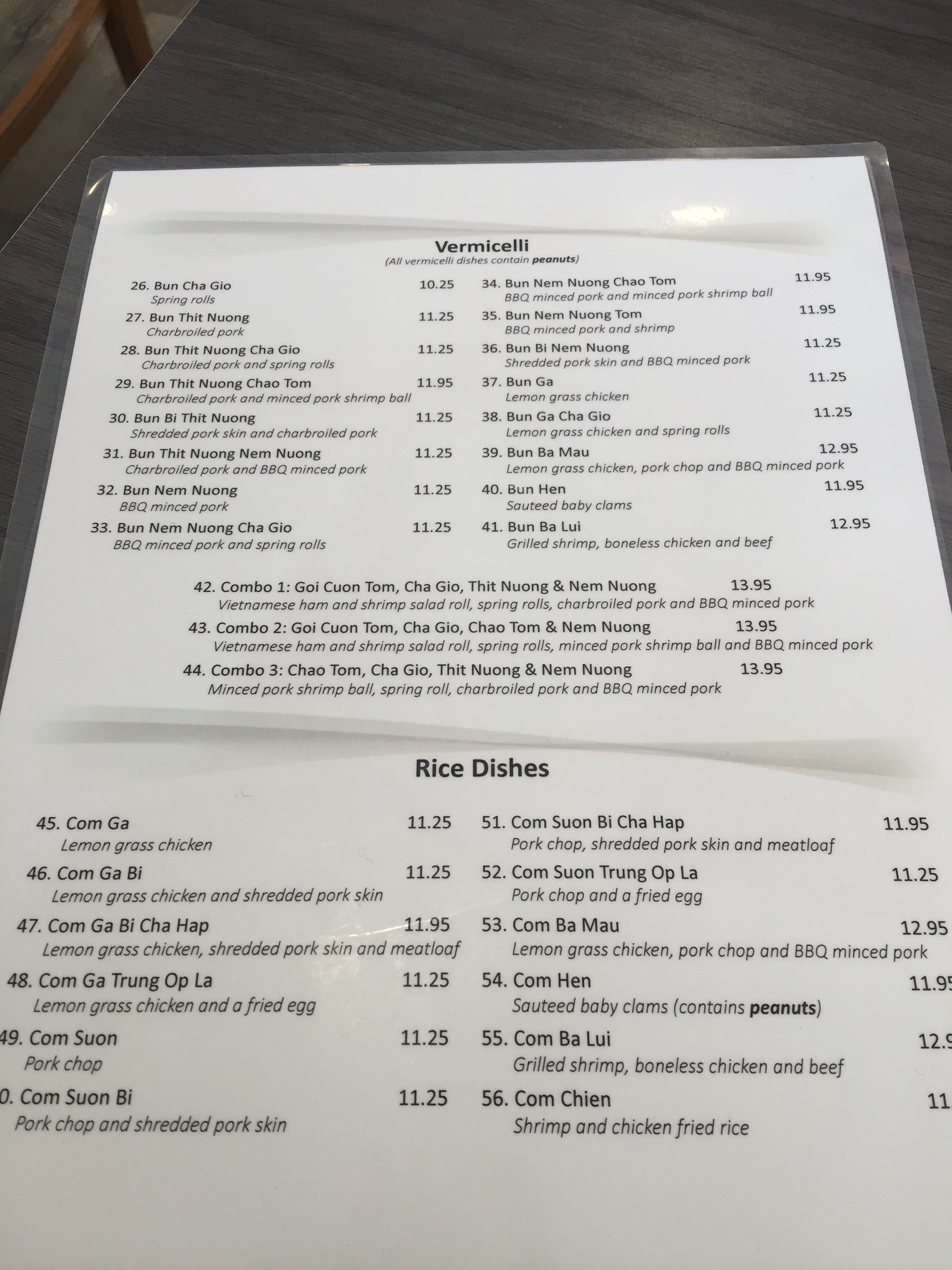 menu two